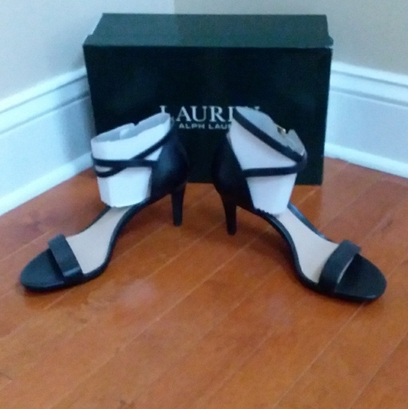 🆕️Ralph Lauren Ankle Strap Leather Dress Sandals - Picture 6 of 8